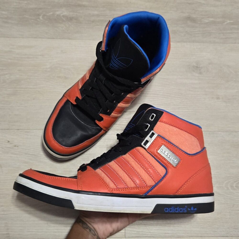 Adidas Mens Shoes 9.5 Hard Court Skateboard Streetwear Break Dance High Top